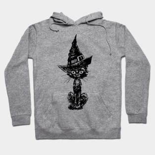 Black cat Hoodie